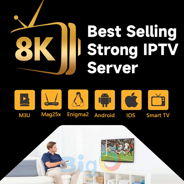 Strong IPTV 8K Subscription 1 Month - Private Account