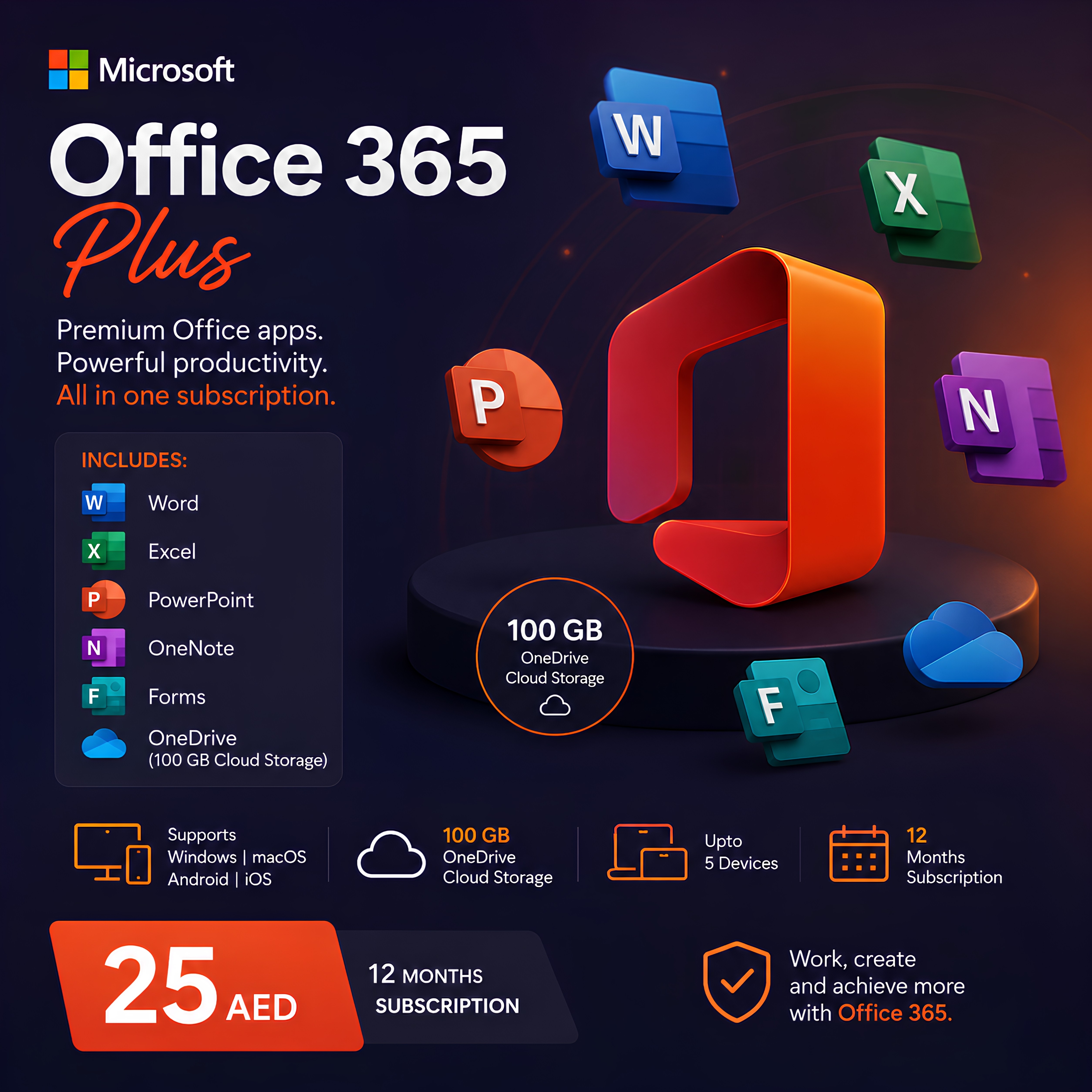 Office 365 Plus - 1 Year